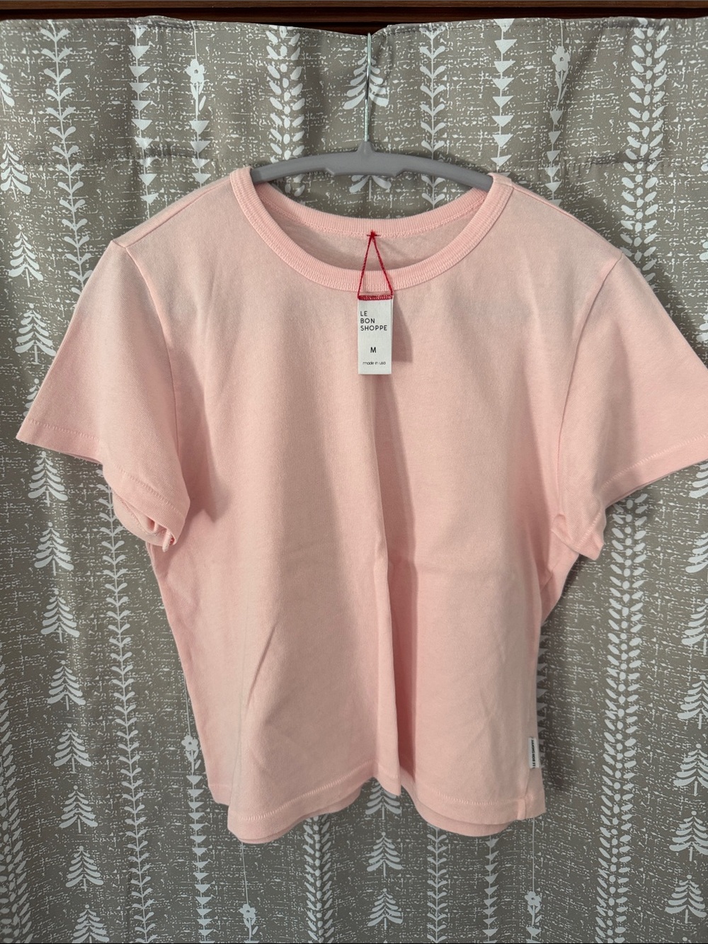 Le Bon Shoppe Pink Short-Sleeve Crewneck Tee